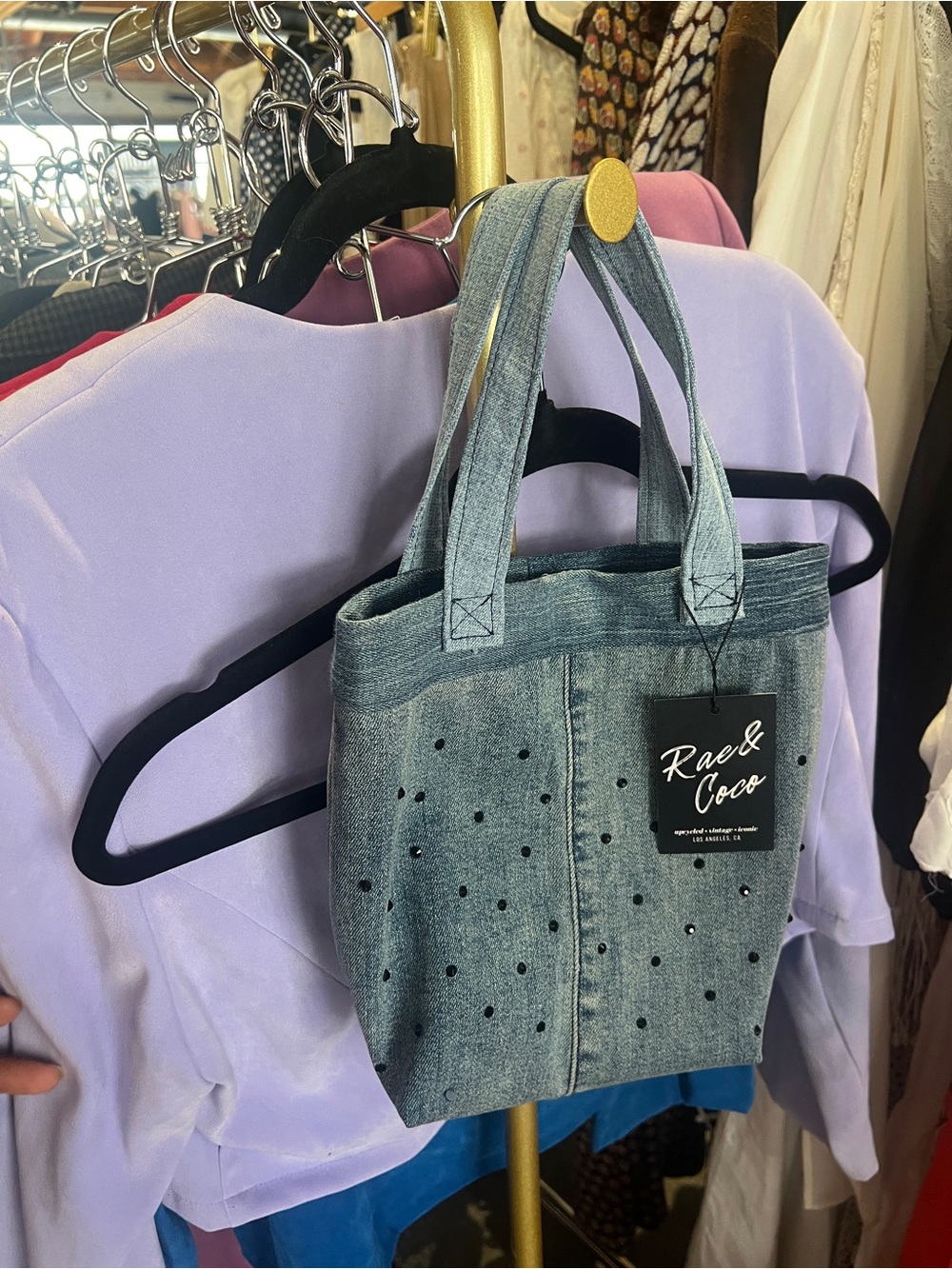 Assorted Upcycled denim bags